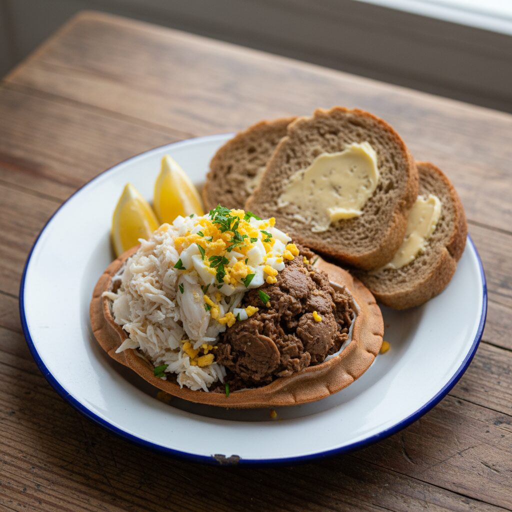 Cullercoats Dressed Crab — North East England, United Kingdom