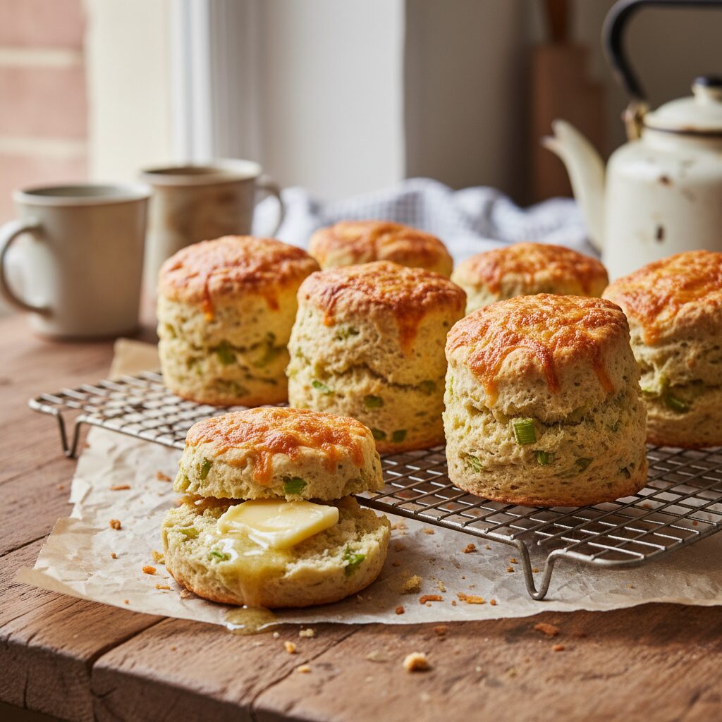 Cheese and Leek Scones — North East England, United Kingdom