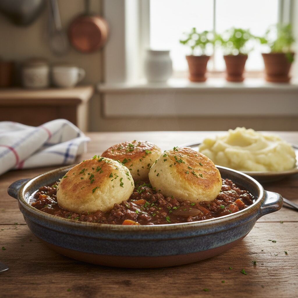 Mince and Dumplings β North East England, United Kingdom