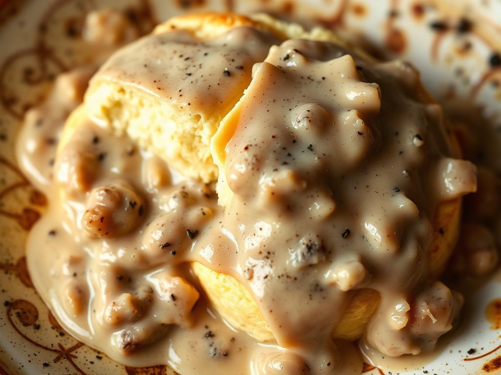 Nebraska Farm-Style Biscuits and Gravy — Nebraska, United States