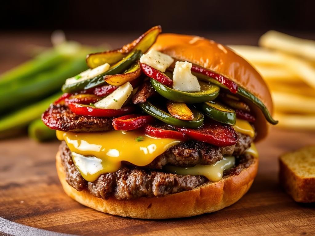 Nevada Green Chile Burger — Nevada, United States