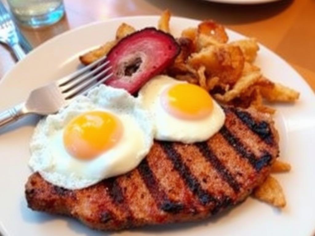 Vegas 24-Hour Coffee Shop Ham and Eggs — Nevada, United States