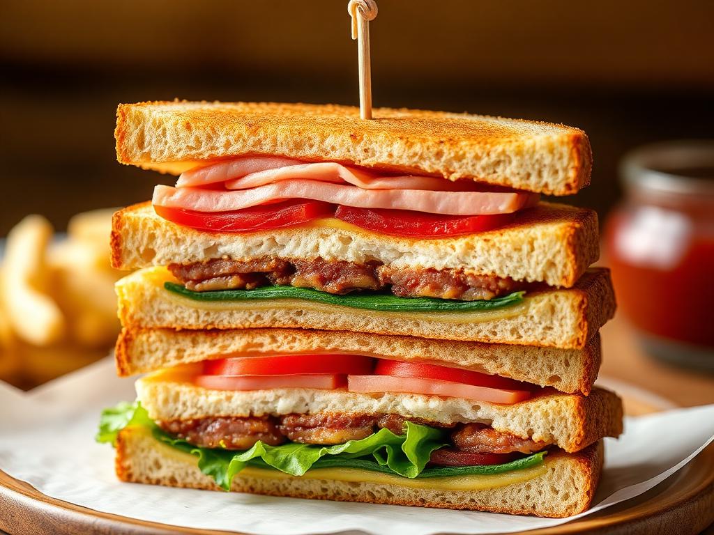 Late-Night Casino Club Sandwich β Nevada, United States