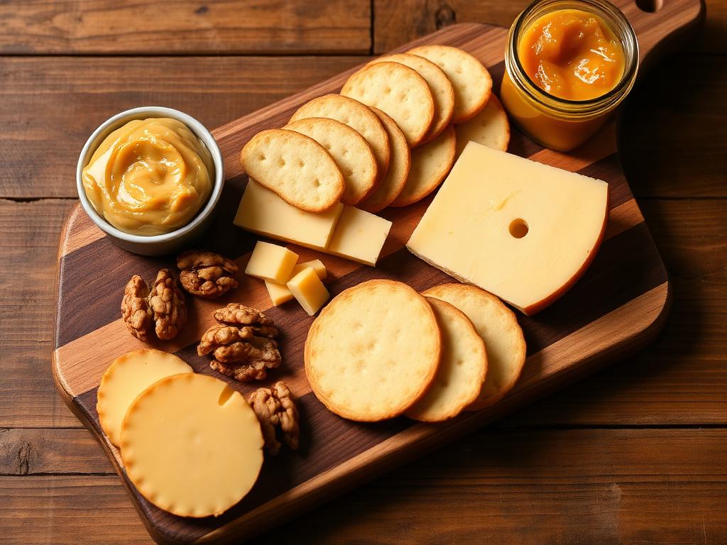 White Mountains Farmhouse Cheese and Cracker Plate — New Hampshire, United States