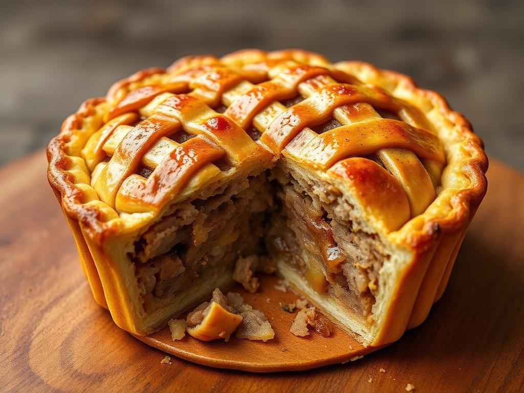 French-Canadian Pork Pie (Tourte au Porc) — New Hampshire, United States