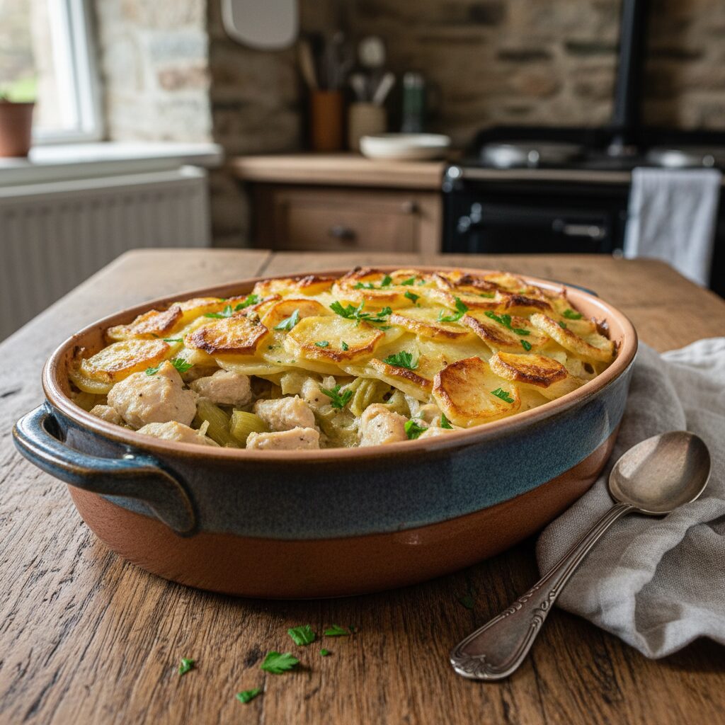 Armagh Farmhouse Chicken and Leek Casserole — County Armagh, United Kingdom