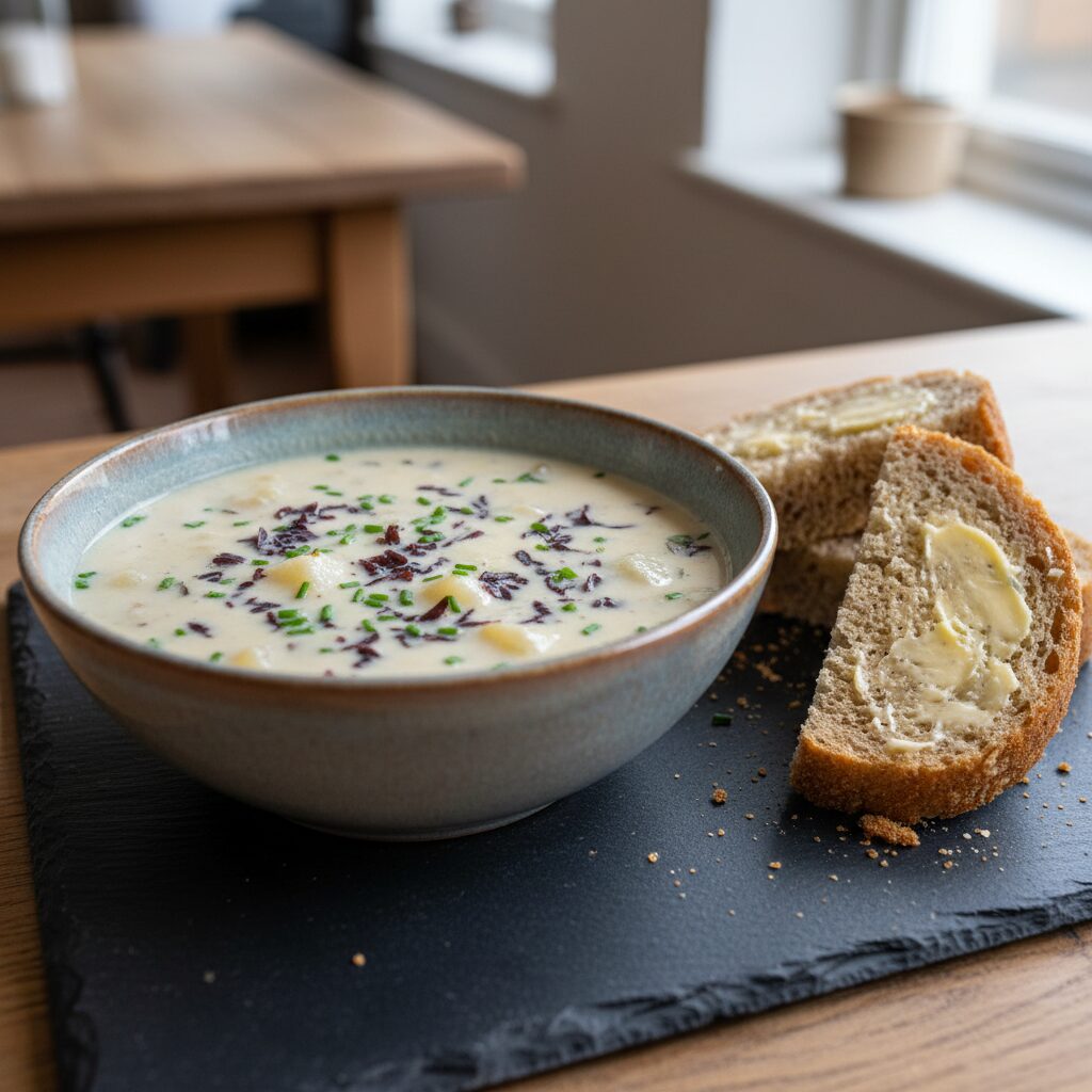 Ballycastle Seaweed and Potato Soup β County Antrim and the Causeway Coast, United Kingdom