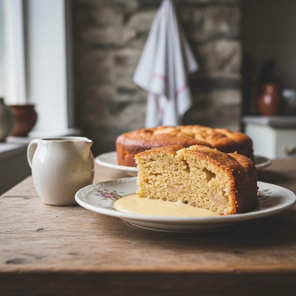 Derry Apple Cake with Custard β County Londonderry, United Kingdom