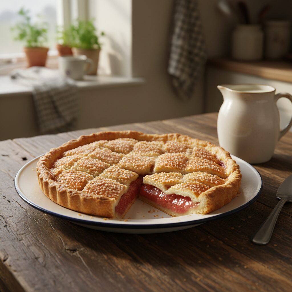 Down Farmhouse Rhubarb Tart — County Down, United Kingdom