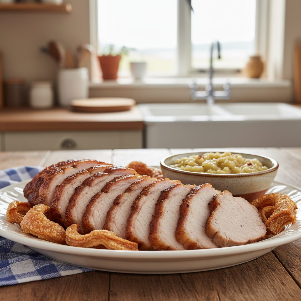 Roast Pork with Armagh Apple Sauce — County Armagh, United Kingdom