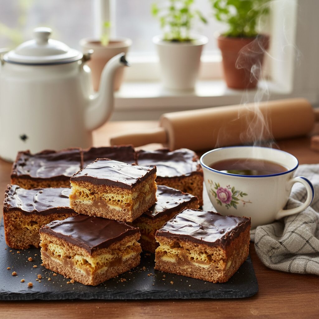 Yellowman and Honeycomb Traybake โ Belfast, United Kingdom
