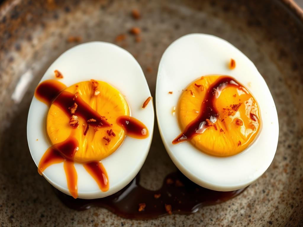 Naga Style Boiled Egg with Axone — Nagaland, India