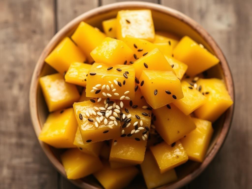 Naga Style Boiled Squash with Sesame โ Nagaland, India