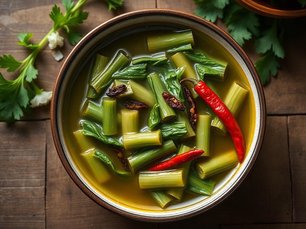Chakhesang Boiled Mustard Greens โ Nagaland, India
