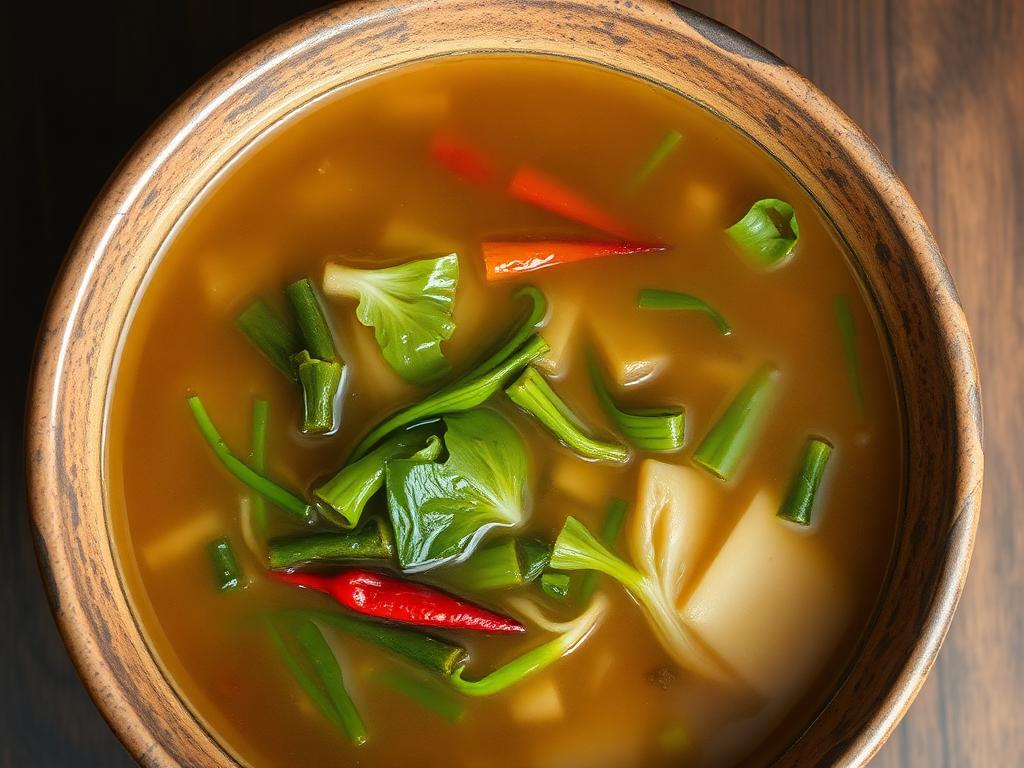 Naga Style Fermented Soybean Soup โ Nagaland, India