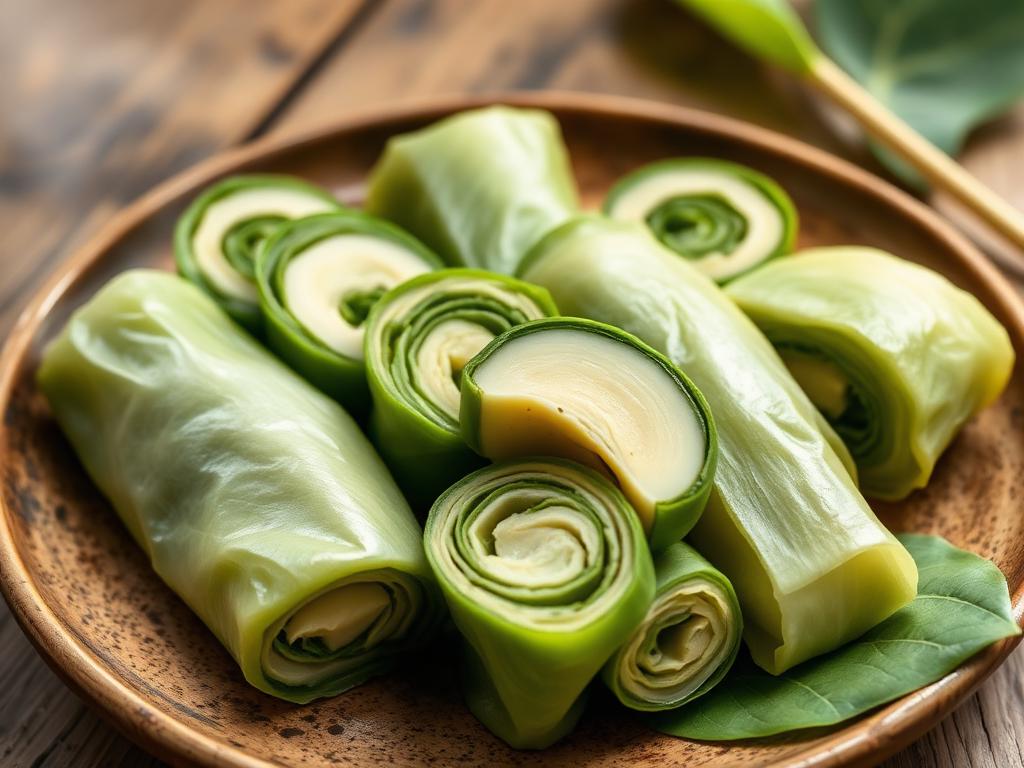 Naga Style Steamed Colocasia Leaves โ Nagaland, India