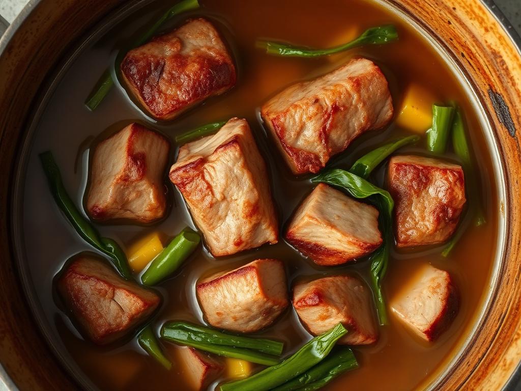 Sumi Smoked Pork with Mustard Greens — Nagaland, India