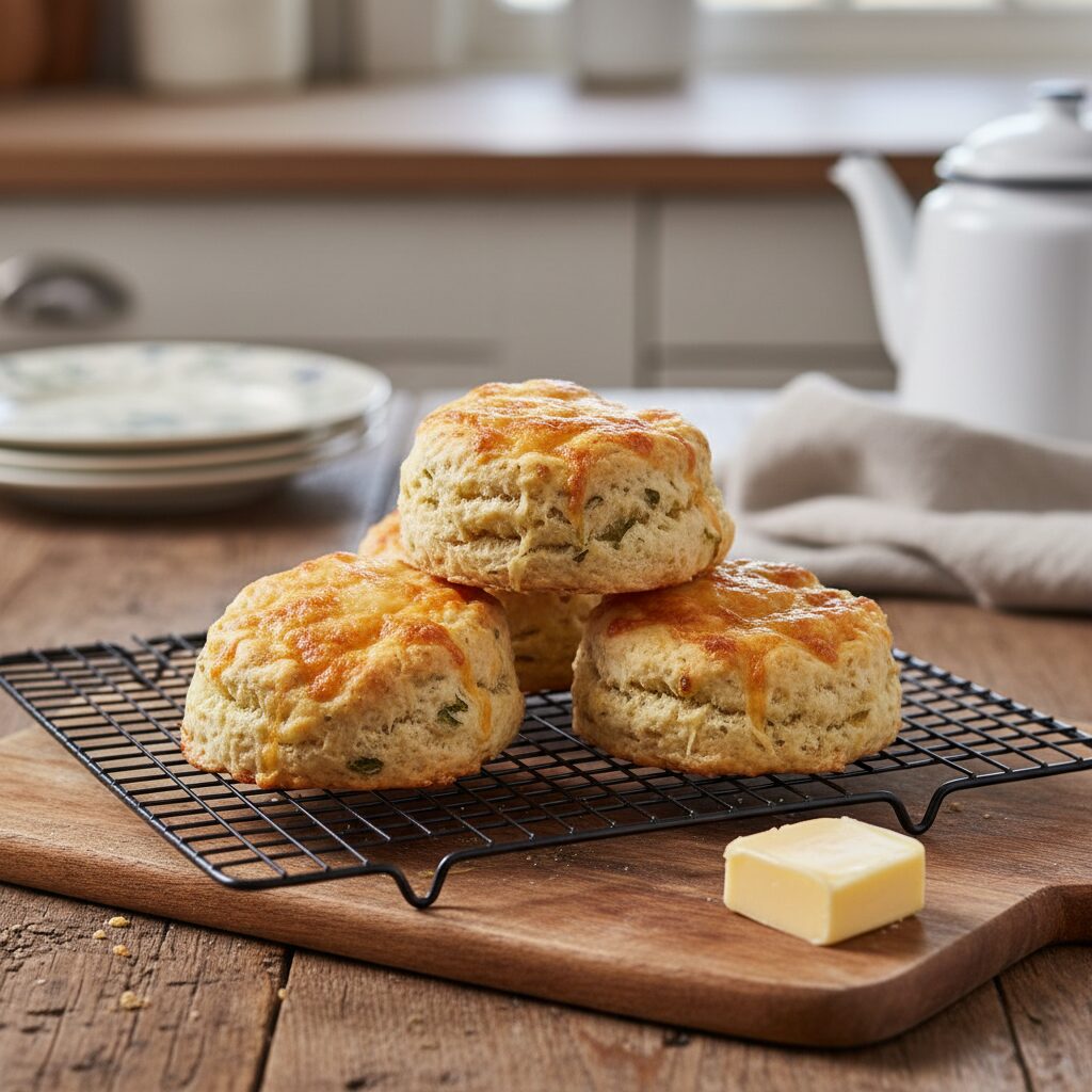 Cheshire Cheese and Sage Scones — North West England, United Kingdom