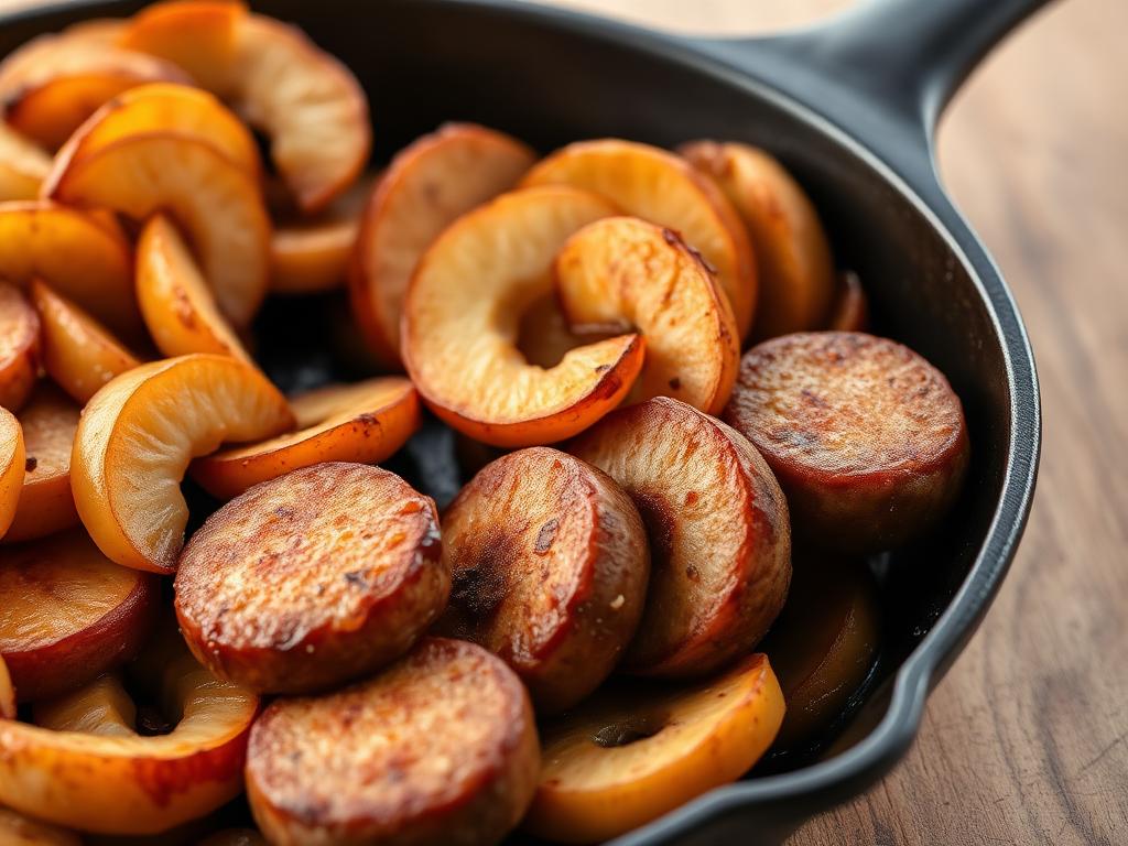 Southeastern Ohio Fried Apples with Country Sausage β Ohio, United States
