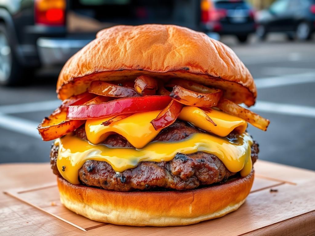 Packers Tailgate Cheese Brat Burger β Wisconsin, United States