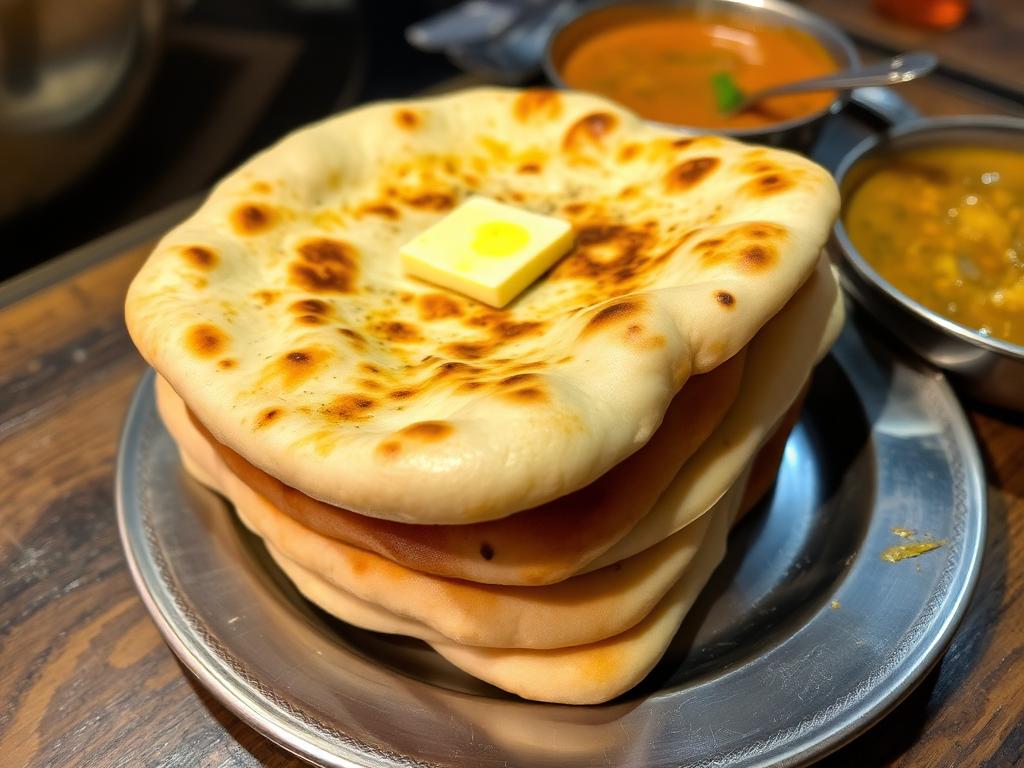 Punjabi Butter Naan — Punjab, India