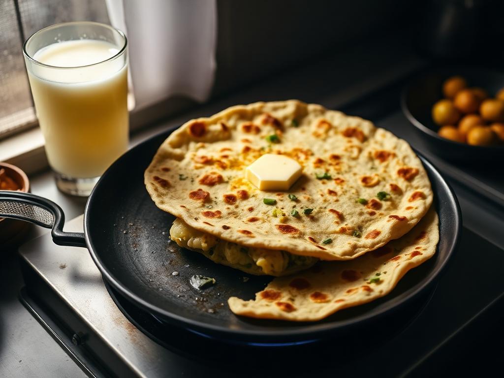 Punjabi Gobi Paratha โ Punjab, India