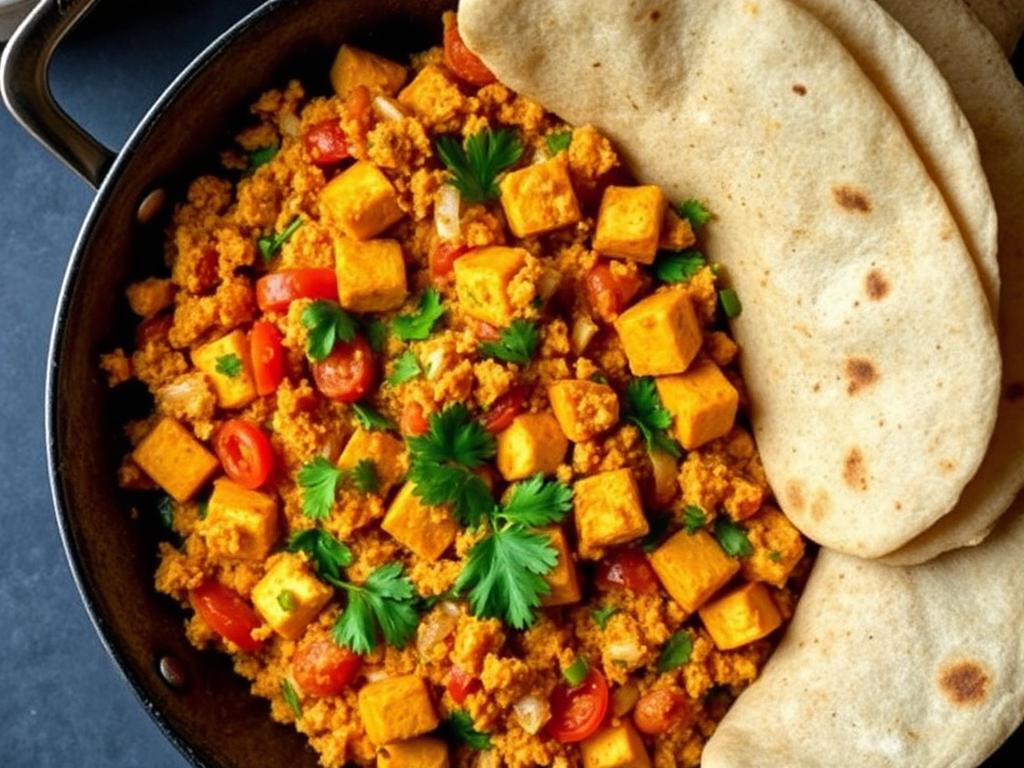 Punjabi Paneer Bhurji — Punjab, India