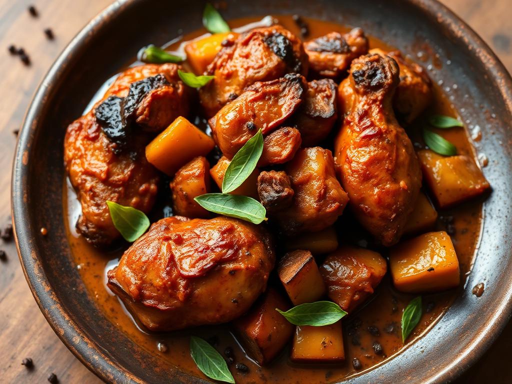 Karaikal Kozhi Milagu Varuval (Village Pepper Chicken) — Puducherry, India