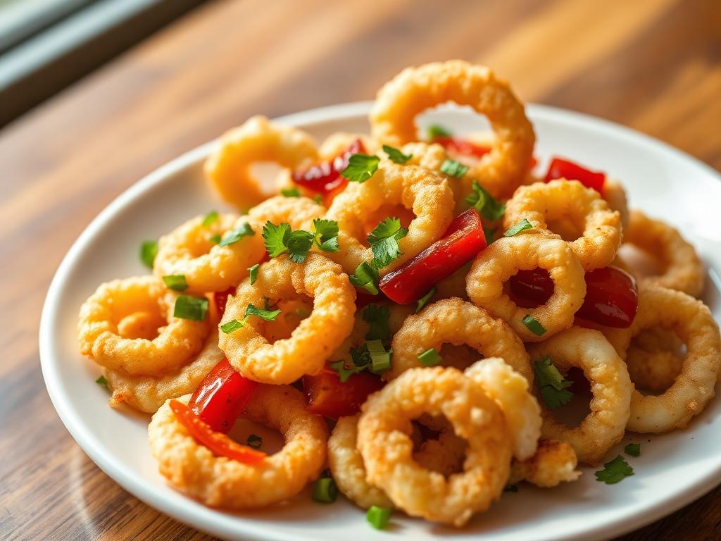 Rhode Island Calamari with Hot Peppers — Rhode Island, United States