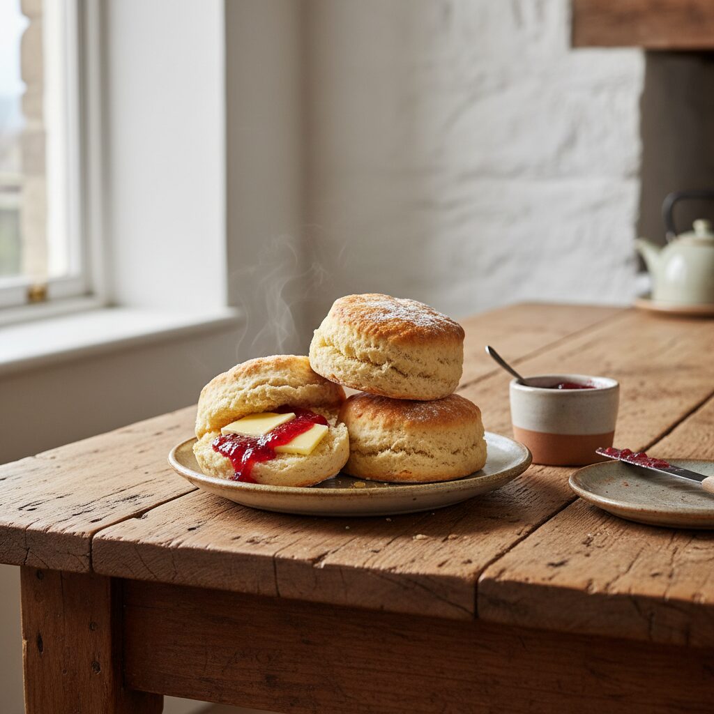 Ayrshire Buttermilk Scones β South West Scotland, United Kingdom