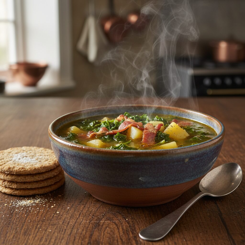 Borders Kale and Bacon Soup — Scottish Borders and Dumfries, United Kingdom