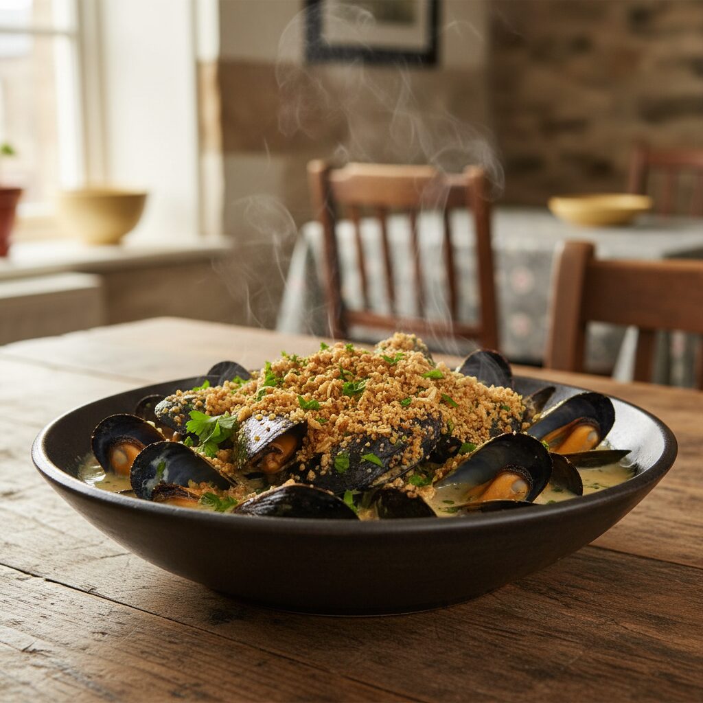 Clyde Coast Mussels with Oatmeal β South West Scotland, United Kingdom
