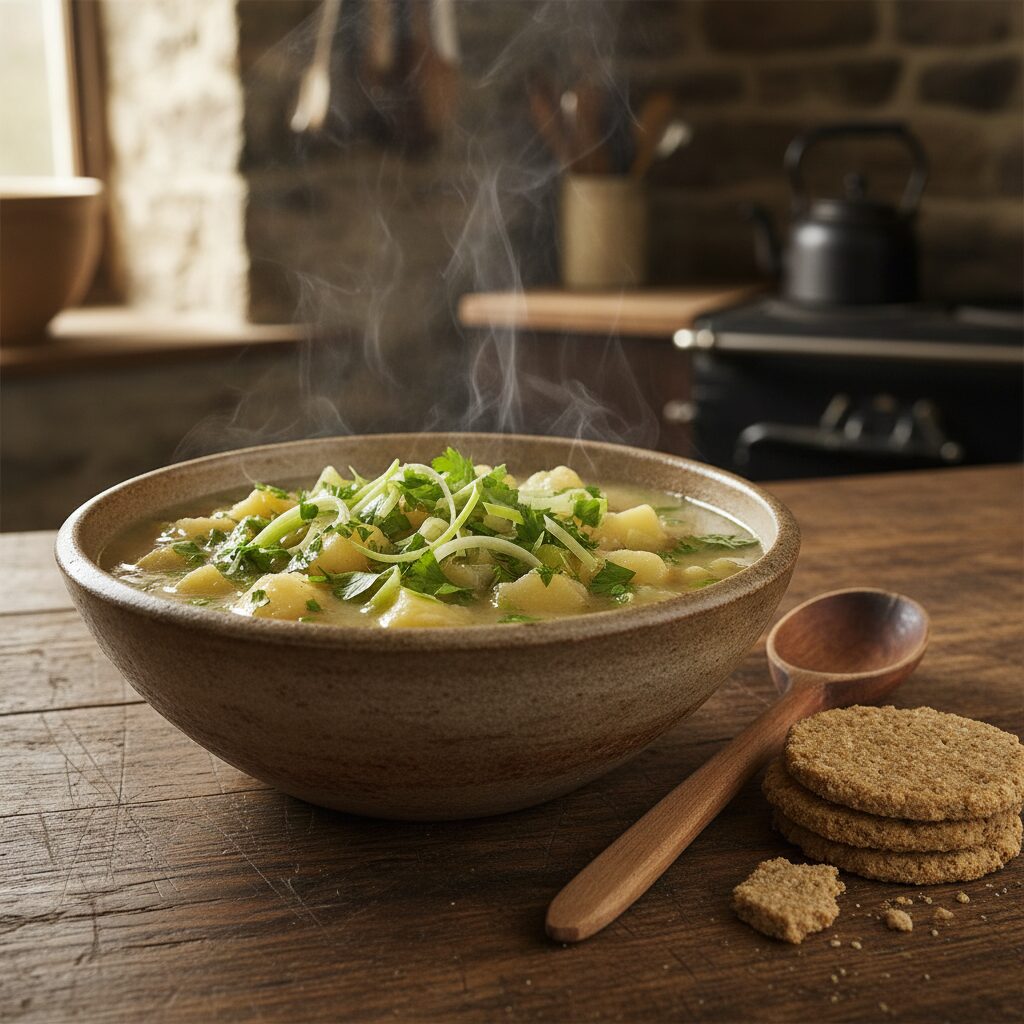 Highland Tattie and Leek Soup — Highlands, United Kingdom