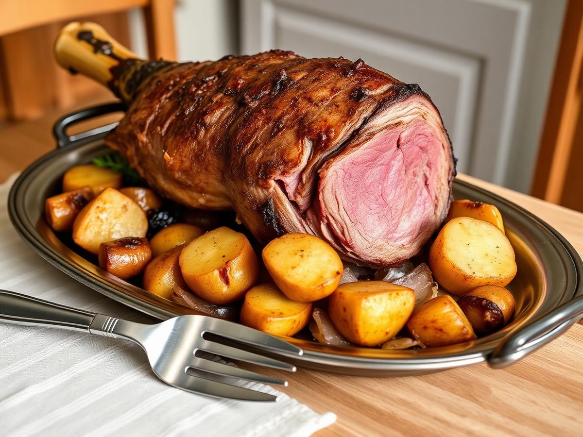 Orkney Roast Lamb with Tatties — Orkney and Shetland, United Kingdom