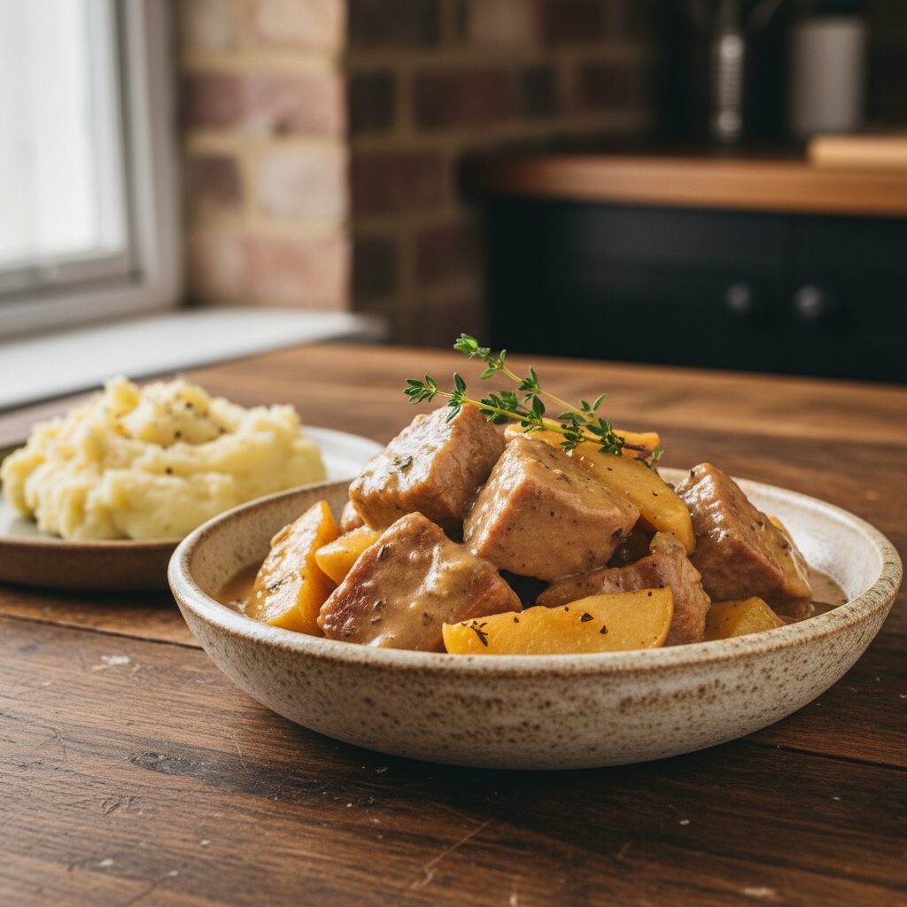 Kent Cider Braised Pork with Apples — South East England, United Kingdom