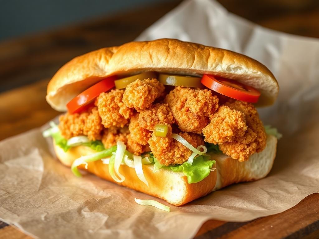 Louisiana Fried Shrimp Po' Boy — Louisiana, United States