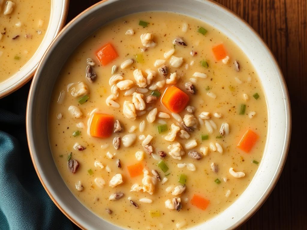 Pheasant and Wild Rice Soup β South Dakota, United States