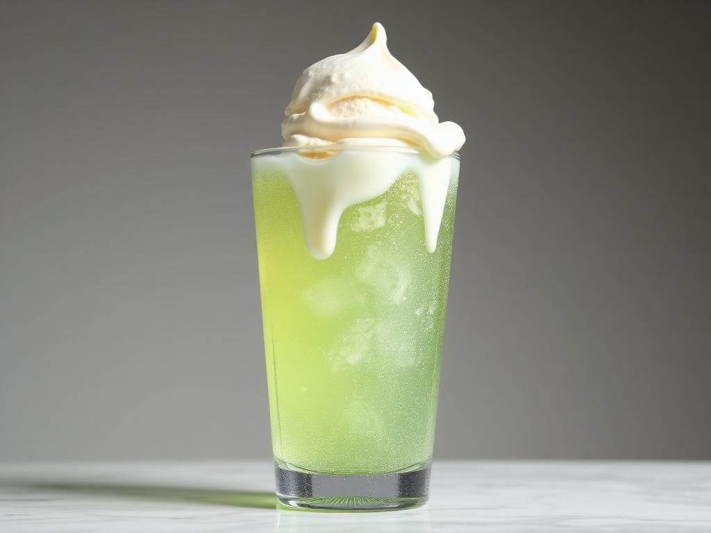St. Louis-Style Green Tea Soda Float โ Missouri, United States