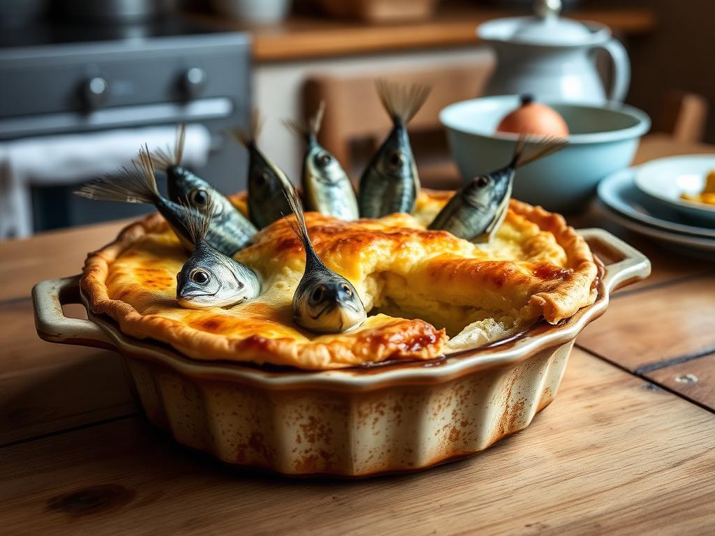 Stargazy Pie โ South West England, United Kingdom