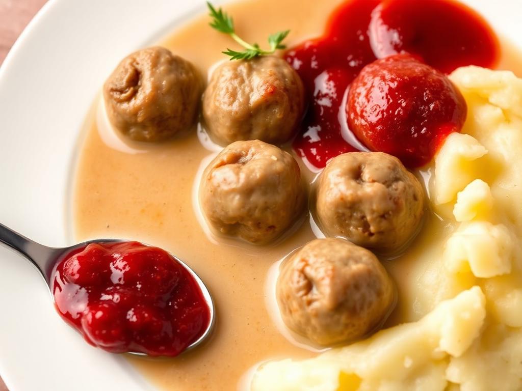 Swedish Meatballs with Lingonberry Sauce — Minnesota, United States