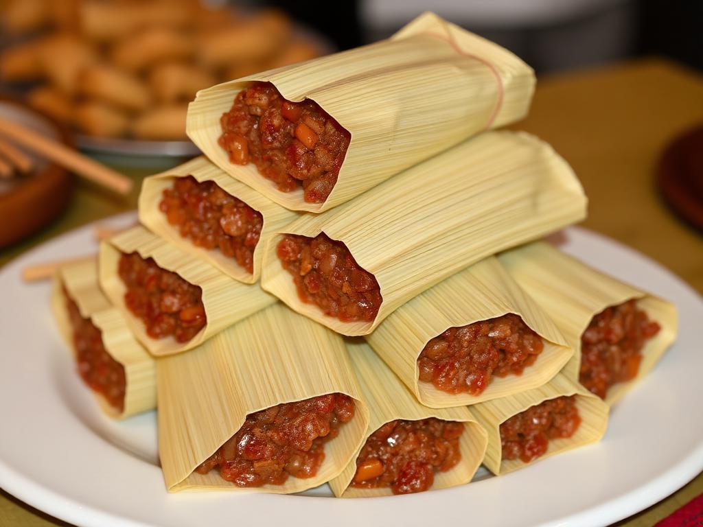Tamales de Carne con Chile Rojo β New Mexico, United States