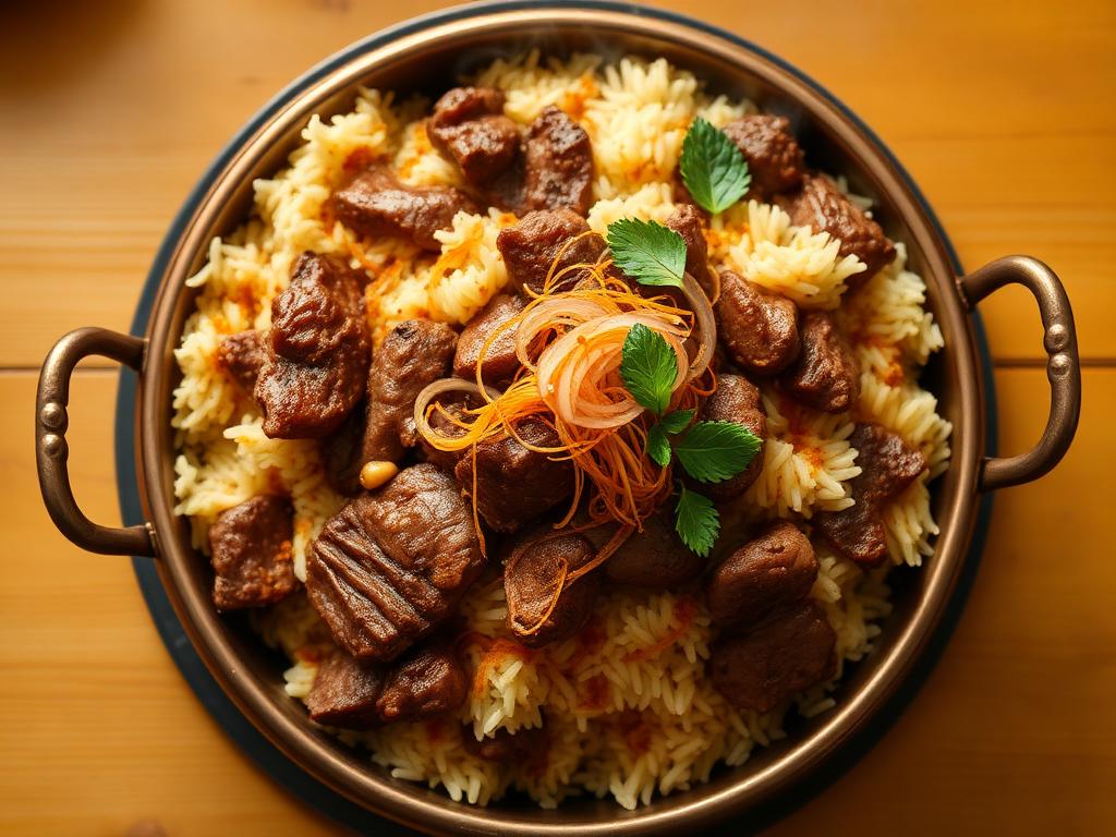 Hyderabadi Kachche Gosht ki Dum Biryani โ Telangana, India