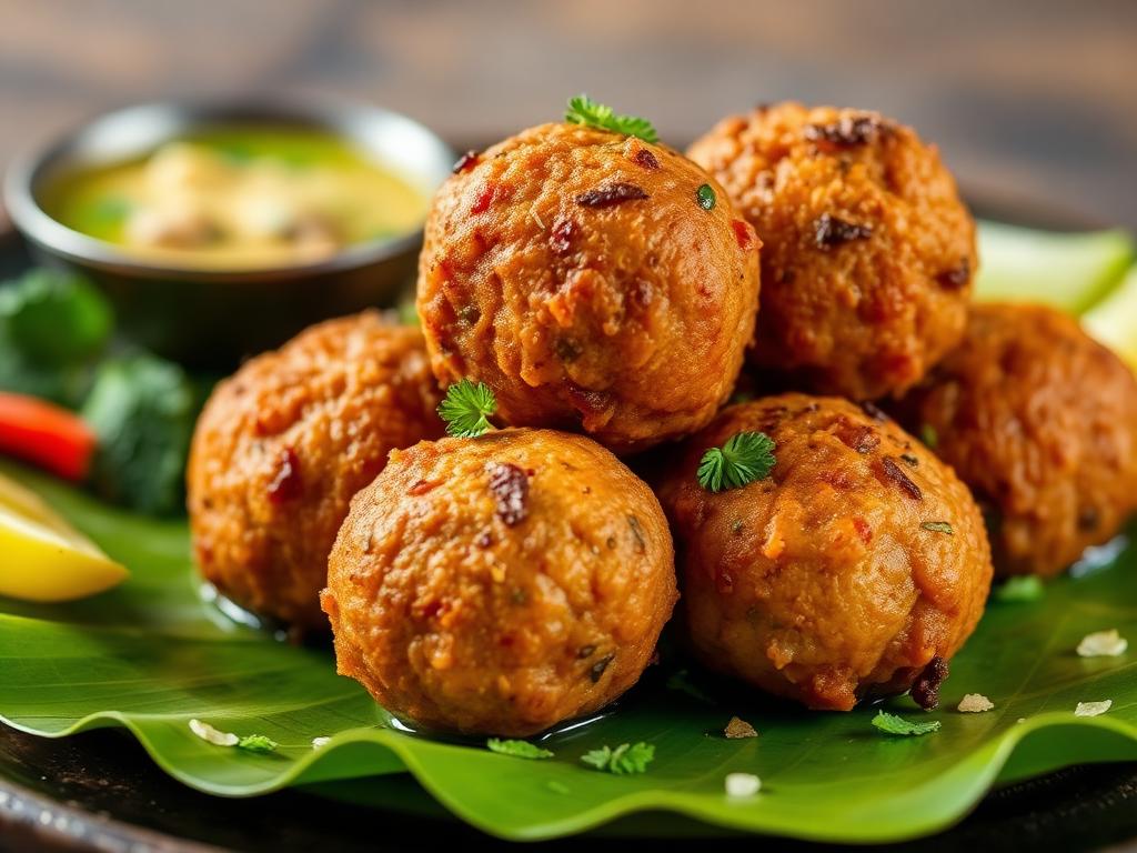Chettinad Kola Urundai โ Tamil Nadu, India
