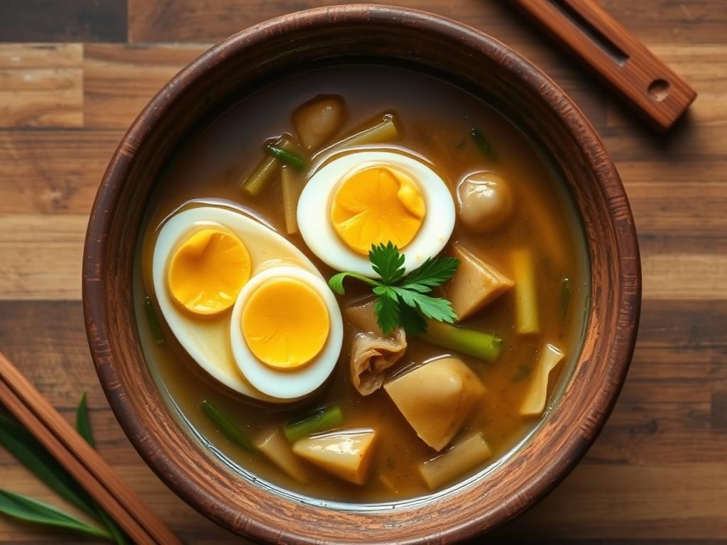 Tripuri-Style Muya Chakhwi with Egg — Tripura, India