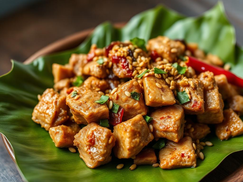 Tripuri Wahan Bwtwi with Sesame — Tripura, India