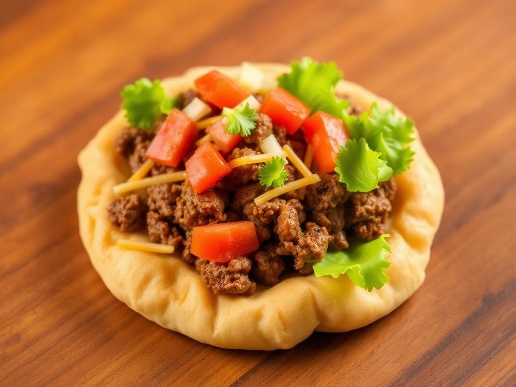 Navajo Tacos on Fry Bread β Utah, United States