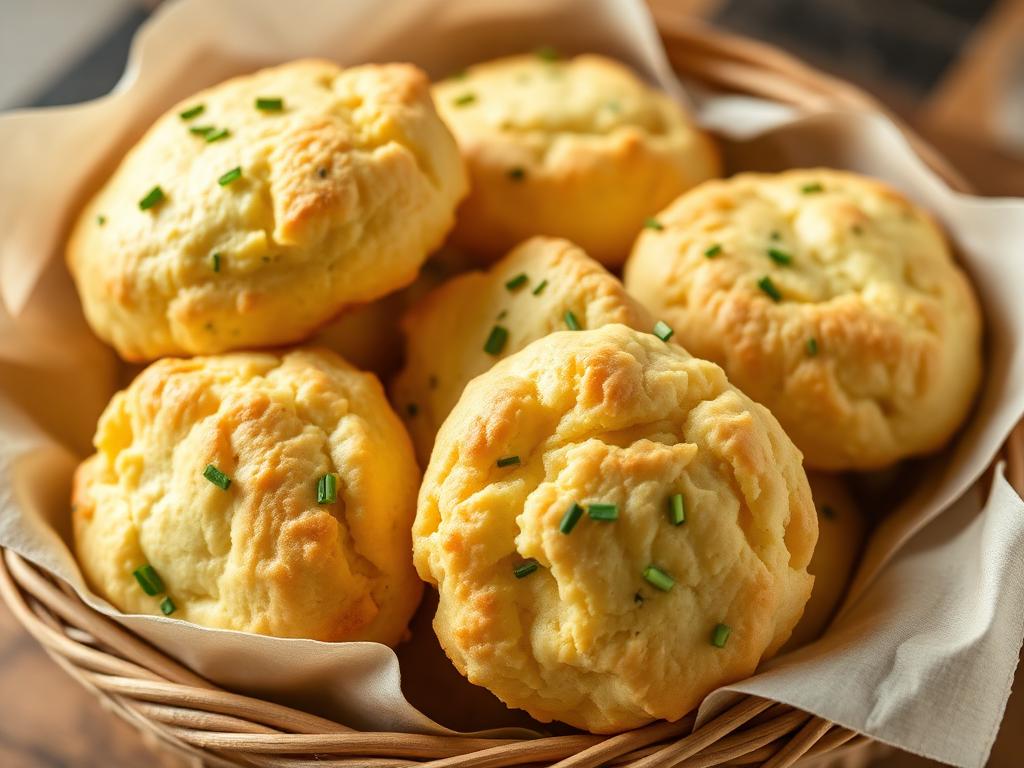 Vermont Cheddar Chive Biscuits — Vermont, United States