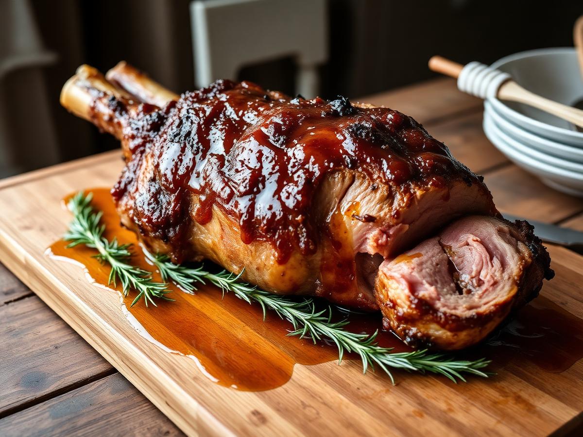 Anglesey Roast Shoulder of Lamb with Honey β North Wales, United Kingdom