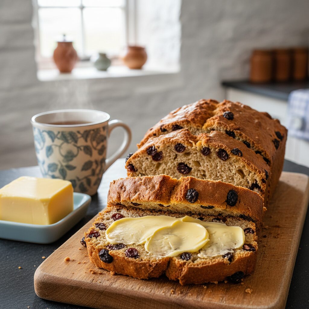 Bara Cyrens (Welsh Currant Loaf) — South Wales Valleys, United Kingdom