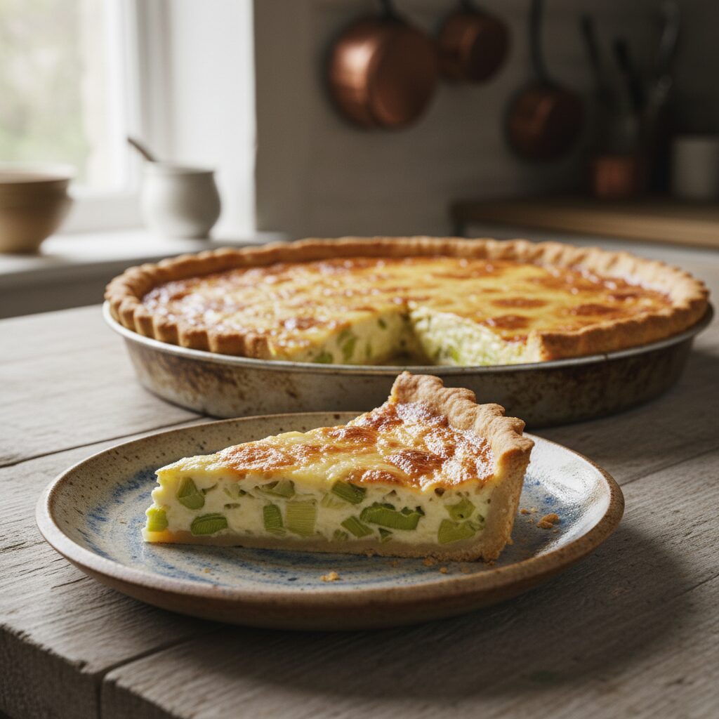 Caerphilly Cheese and Leek Tart — Cardiff and the South Coast, United Kingdom